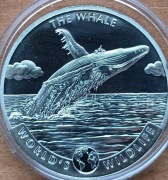 Congo: Worlds Wildlife - Wieloryb1 uncja Srebra 2020