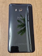 Oryginał klapka plecki HTC U11 Brilliant Black z nałożoną taśmą montażową