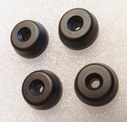 Nóżki aluminiowe komplet 4szt czarne