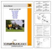 JCB 331HST 335 HST Tractors Service Manual Instrukcja serwisowa 9803/9440