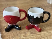 Ceramiczne świąteczne kubki Stylowe