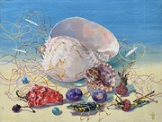 obraz olejny 27cm x21cm bez ramy