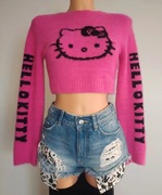 Krótki sweter bluzka Hello Kitty H&M 36
