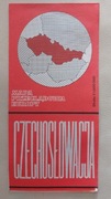Mapa przeglądowa Europy Czechosłowacja 1984 r.
