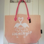 Różowa torba z flamingiem