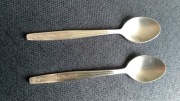 Łyżeczki do herbaty 2 szt komplet FH Fraget posrebrzane 90