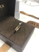 Pierścionek z brylantem Romantyczny W.Kruk duzy diament