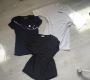 Bluzki topy koszulki kobiece zestaw roz. S - Kipsta, Puma i Tommy Hilfiger