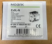 Wyłącznik różnicowoprądowy 4P 25A 100mA typ A Ex9L-N 108365 Noark