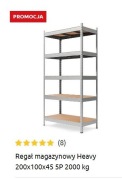 Regały magazynowe: wiata, garaż, magazyn 4 szt.