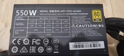 Zasilacz Cooler Master MWE Gold 550W
