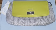 Torebka Damska David Jones CM6670 Mustard Green Pasek Nowa z Defektem
