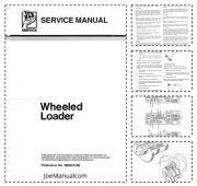 JCB Wheeled Loader Service Manual 9803/410 Instrukcja serwisowa 