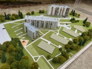 Makieta wizualizacja osiedla domy 