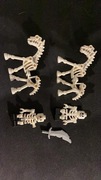 LEGO Zestaw 2x koń szkielet + 2x szkielet wojownik