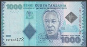 Tanzania 1000 shilling 2010 - stan bankowy UNC