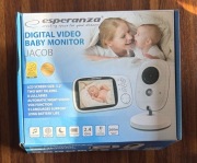 Niania elektroniczna kamera Esperanza Jacob tryb nocny mikrofon kołysanki