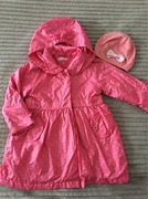 Kurteczka przejściówka dla dziewczynki, płaszczyk 