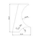 Separator do kaszerownicy , klejarki