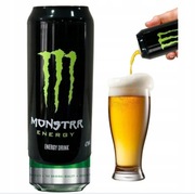 Pokrowiec na piwo 500ml. Monster/Monstrr. Silikonowy, wielorazowy