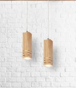 Nowa Lampa Wisząca Milagro BERGEN 10 LED Drewno FSC100% MLP575