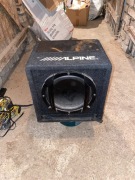 Subwoofer ALPINE SWE-815