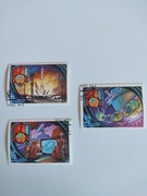 Znaczki ZSRR 1981 – Interkosmos, kosmos, vintage 3 szt.