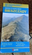 Mapa turystyczna: Bieszczady. Wędrówki po polskich górach