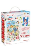 Puzzle CZUCZU Mapa Polski nowe 100 elem. 5+