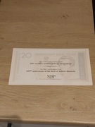 20zl trzeci banknot kolekcjonerski  NBP