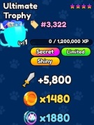 Shiny Ultimate Trophy | Pet Catchers