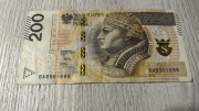Banknot 200 zł RADAR
