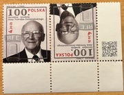 4565 parka t-t-b poz. ** czysty, 100. rocznica ur. J. Nowaka-Jeziorańskiego