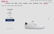 Oryginalne białe buty REPLAY SKÓRA NATURALNA 450zł