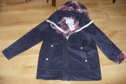 Kurtka Cropp r. XL, granatowa kaptur, kratka, nowa, metki, śliczna, okazja!