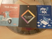 Zestaw 3  książki - Programowanie HTML, CSS, PHP8 