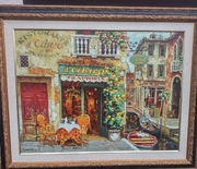 Piękny duży  obraz olej na płótnie 