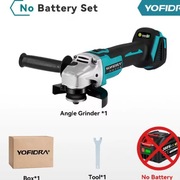 Szlifierka kątowa Yofidra akumulatorowa kompatybilna  bateriami Makita