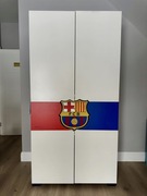 duża szafa dziecięcia z motywem FC Barcelona