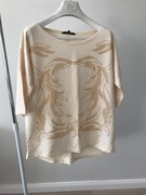 Reserved bluza bluzka oversized kremowa M