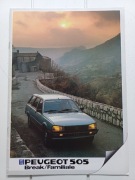 Prospekt  Peugeot 505 Break Familiale.1983r.UNIKAT