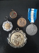 Medale, zawieszki 5 sztuk