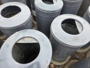 śmietnik uliczny kosz na śmieci metalowy