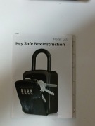 Solidny Sejf na Klucze Diyife  Szyfr 4-cyfrowy  Linka Montażowa