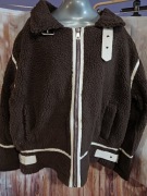 Brązowa kurtka baranek nowa z metką elisa's