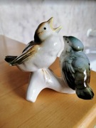 Karl ENS porcelanowa figurka rzadka antyczna grupa ptaków