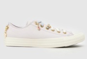 Converse trampki Cons Chuck All star OX lila Eu 37.5 24cm liliowe złote