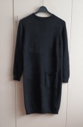 SUKIENKA DZIANINOWA CZARNA MIDI r. uniwersalny S/M/L