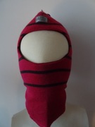 nowa REIMA 46-48 50% wełna malinowa czapka kominiarka wełna