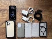 Telefon IPHONE 13 PRO 128GB GOLD Stan idealny 82% bateria.